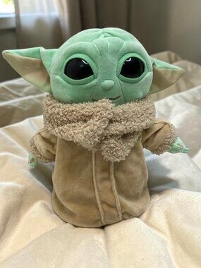 Grogu Baby Yoda Plush 9" Mattel 2020 The Child Mandalorian NWT